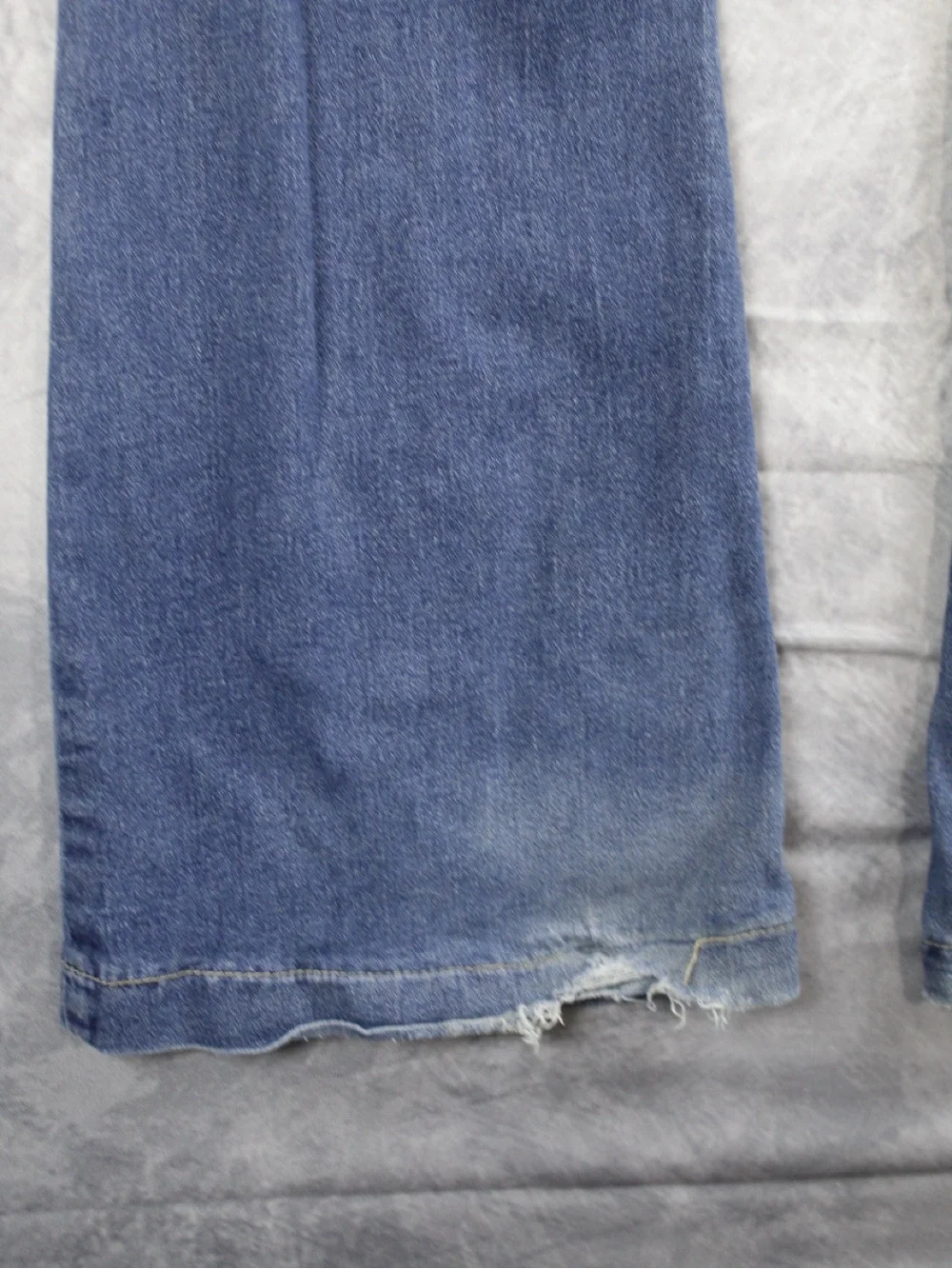 Women's Flare Jeans Front Seam Y2K Bell Bottom Denim Blue Size 27 / S